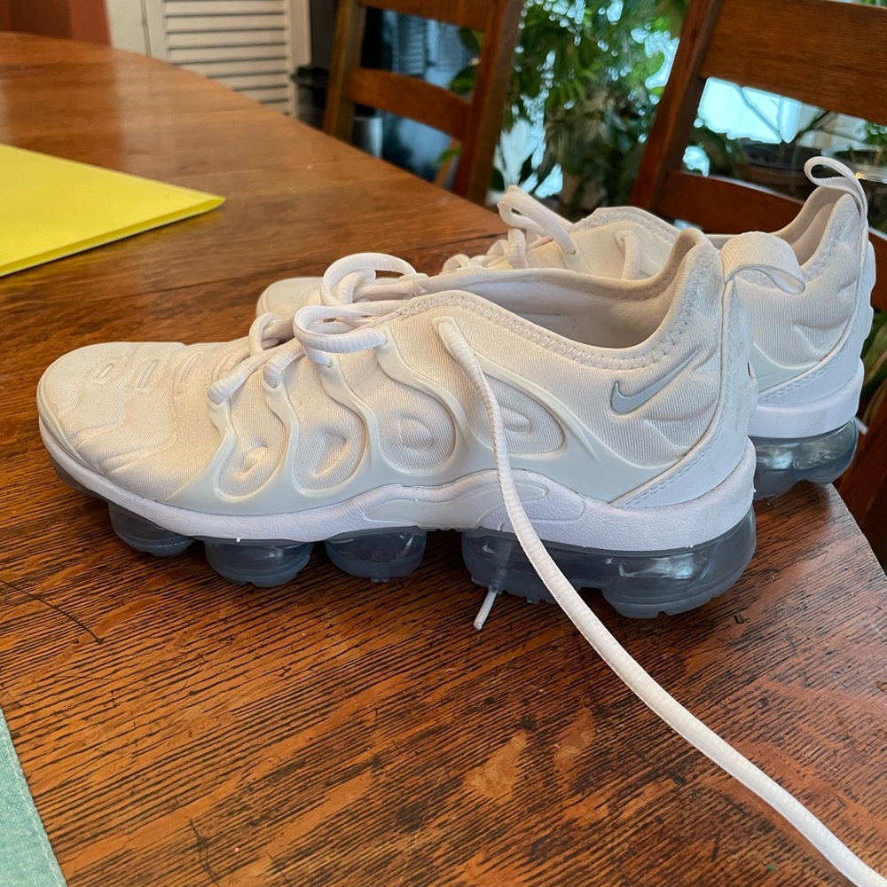 Nike Women's White VaporMax Plus Sneakers
